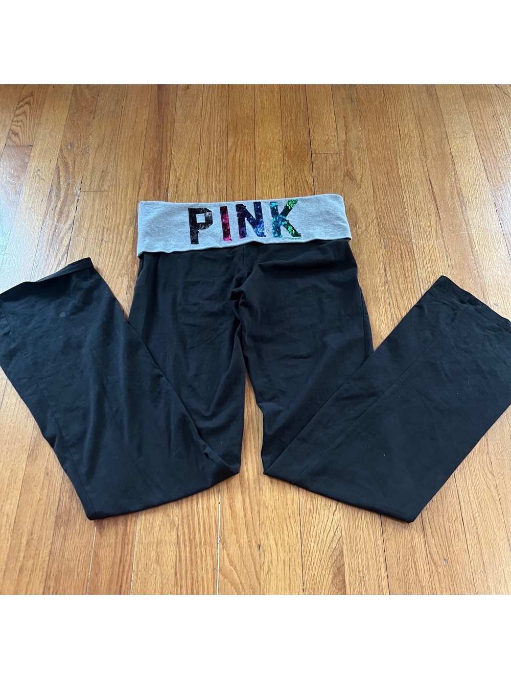 vintage y2k VS PINK fold over leggings